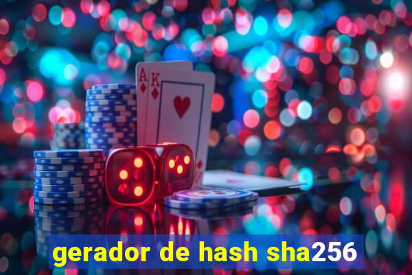 gerador de hash sha256